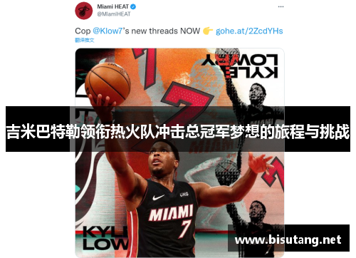 吉米巴特勒领衔热火队冲击总冠军梦想的旅程与挑战